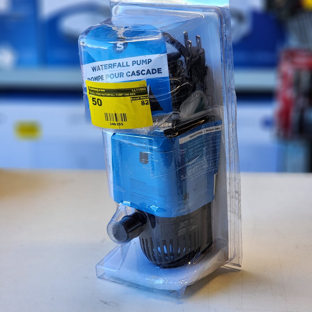 TOTAL POND WATERFALL PUMP 1200 GPH (LL11002) TOTAL POND WATERFALL PUMP 1200 GPH (LL11002)